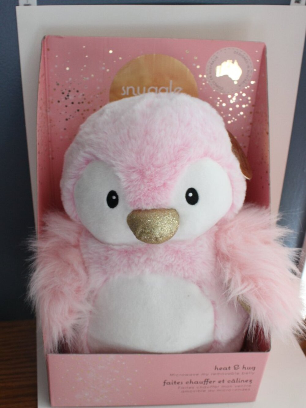 Snuggle Buddy Australia Heat & Hug Pink Penguin